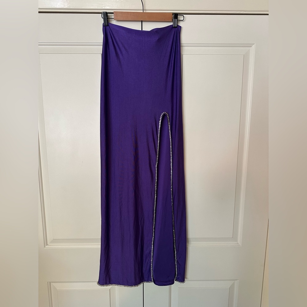 KHANUM'S Elegant Purple Women's Skirt